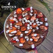 Postre de chocolate